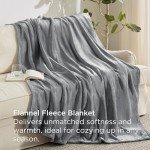 Bedsure King Comforter Set Black, 8 Pieces Prewashed King Size Bed in a Bag with Soft Fleece Bed Blanket, Down Alternative Bedding Set for All Seasons, Sheets, Pillowcases & Shams