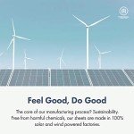 Threadmill 100% Cotton Sheets for Queen Size Bed - 600 Thread Count Queen Bed Sheets Set with 16” Deep Pocket - Sateen Weave 4-Piece Bedding Set with Cooling Effect, White