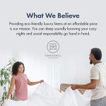 Threadmill 100% Cotton Sheets for Queen Size Bed - 600 Thread Count Queen Bed Sheets Set with 16” Deep Pocket - Sateen Weave 4-Piece Bedding Set with Cooling Effect, White