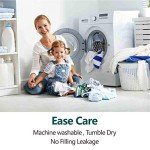 Cozynight Soft Comforter King Size Duvet Insert-Lightweight Down Alternative Comforter-Fluffy & Breathable & Machine Washable Diamond Stitching(White,106"X92")