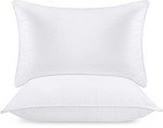 Utopia Bedding Bed Pillows for Sleeping (White), Queen Size, Set of 2, Hotel Pillow, Cooling Pillows for Side, Back or Stomach Sleepers