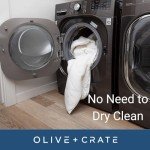 Olive + Crate 100% Cooling Bamboo Comforter from Viscose - King Size - Hypoallergenic, Breathable & Moisture-Wicking Bedding - All Season Lightweight Plush Design - Organic Bamboo King Comforter