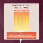 Thermee Micro Flannel Blanket King Size Heated Blanket with 10 settings, Programable Heating Blanket, Luxuriously Soft Heated Throw Blanket, Rapid Heating Thermal Blanket, Warm Blanket - Sand