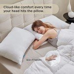 Bedsure Pillows Standard Size Set of 2 - Standard Size Bed Pillows 2 Pack Hotel Quality Premium Down Alternative for Sleeping Soft and Supportive Filling for Side, Back Sleepers (19"x26")