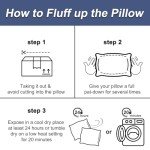 Favocama Bed Pillows Queen Size Set of 2 Hotel Collection Bed Pillow for Sleeping Queen Pillows 2 Pack for Back, Stomach or Side Sleepers Soft and Supportive Washable Pillows for Bedroom