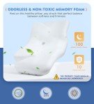 Osteo Cervical Bed Pillow for Neck Pain Relief, Hollow Design Odorless Memory Foam Pillows with Cooling Case, Adjustable Orthopedic, for Sleeping, Contour Support for Side Back Stomach Sleepers