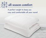 California Design Den Soft & Cool Summer Blanket King Size Blanket, 100% Cotton Blanket, Lightweight & Breathable Blanket, Herringbone Design, Premium Cotton Bed Blankets, All-Season Throw (White)