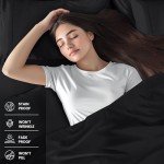 Utopia Bedding King Bed Sheets Set - 4 Piece Bedding - Brushed Microfiber - Shrinkage and Fade Resistant - Easy Care (King, Black)