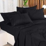 Utopia Bedding King Bed Sheets Set - 4 Piece Bedding - Brushed Microfiber - Shrinkage and Fade Resistant - Easy Care (King, Black)