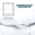 Bare Home Duvet Insert Kids Comforter - Extra Long - Goose Down Alternative - Ultra-Soft - Premium 1800 Series - All Season Warmth - Bedding Comforter (Twin/Twin XL, White)