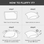 Bedsure Pillows Standard Size Set of 2 - Standard Size Bed Pillows 2 Pack Hotel Quality Premium Down Alternative for Sleeping Soft and Supportive Filling for Side, Back Sleepers (19"x26")