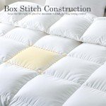 ELNIDO QUEEN® Feather Comforter King Size, Filled with Feather and Downfiber, Luxurious Fluffy Hotel Style White Bedding Comforter, 100% Cotton Duvet Insert Medium Warmth for All Season, 106x90 Inch