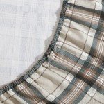 Eddie Bauer - Queen Sheet Set, Warm Breathable Cotton Flannel Bedding with Deep Pockets, Brushed for Extra Softness, Cozy Home Decor, Oeko-Tex Certified (Edgewood Plaid, Queen)