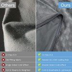AmyHomie Cooling Blanket,90"x90"Queen Size,Summer Blankets with Double Sided Cold Effect, Arc-Chill Q-Max>0.5 Cool Fiber, Breathable Lightweight Blankets for Hot Sleepers Night Sweats