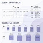 YnM 15lbs Weighted Blanket for Adults, Breathable Heavy Bed Throw Blanket with Cooling Glass Beads for All Season Use, Ideal for ~140lbs (48x72 Inches, Twin/Full, Dark Grey)
