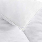 Amazon Basics White Down Alternative Comforter and Duvet Insert with Corner Tabs (King, Light)