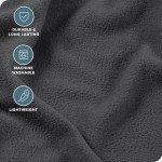 Bare Home Super Soft Fleece Sheet Set - Queen Size - Extra Plush Polar Fleece, No-Pilling Bed Sheets - All Season Cozy Warmth (Queen, Grey)