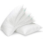 EverSnug Adjustable Layer Pillows for Sleeping - Set of 2, Cooling, Luxury Pillows for Back, Stomach or Side Sleepers (Down Alternative, Standard (Pack of 2))