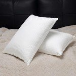 EverSnug Adjustable Layer Pillows for Sleeping - Set of 2, Cooling, Luxury Pillows for Back, Stomach or Side Sleepers (Down Alternative, Standard (Pack of 2))