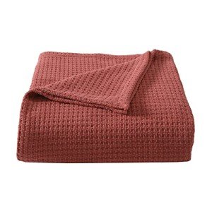 Tommy Bahama Blanket Soft Cotton Bedding, Medium Weight Home Decor for All Seasons, King, Bahama Coast Coral