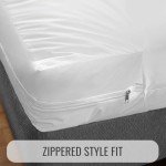 DMI Waterproof Mattress Protector and Mattress Cover, Encased Zippered Fit, Full, Packaging may vary