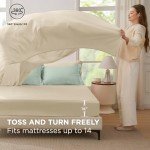 Bedsure Queen Comforter Set - 7 Pieces Sage Green Queen Bedding Set for All Seasons, Boho Contrasting Design Bed in a Bag with Comforter, Sheets, Pillowcases & Shams