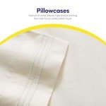1500 Supreme Collection King Sheet Sets Ivory - Luxury Hotel Bed Sheets and Pillowcase Set for King Mattress - Extra Soft, Elastic Corner Straps, Deep Pocket Sheets, King Ivory