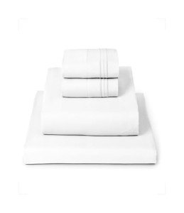 Mellanni Queen Sheets Set - 4 PC Iconic Collection Bedding - Hotel Luxury, Extra Soft, Cooling Bed Sheets - Wrinkle, Fade, Stain Resistant (Queen, White)