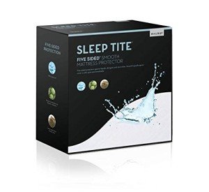 SLEEP TITE Five Sided Mattress Protector - 100% Waterproof on Top and Sides, King