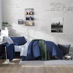 Nautica - Full Bonus Bed Set, Reversible Comforter with Matching Shams, Bed Sheets, Pillowcases, & Laundry Bag, Oeko-Tex Certified (Harmead Navy)