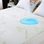 Premium 100% Waterproof Queen Size Mattress Protector, Breathable Mattress Cover Queen Size Bed, Cooling 3D Air Fabric Bed Pad Cover, Deep Pocket 8"-21"