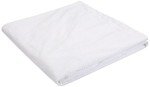 Amazon Basics Waterproof 18 inch Mattress Protector King Size, Breathable, Machine Washable, White