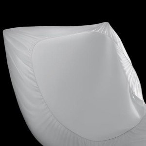 Acnalboma Queen Mattress Protector Tencel 100% Waterproof Mattress Protector,Silky Soft & Breathable,Cooling Mattress Pad Cover Fitted 18" Deep Pocket Noiseless White,60"x80"