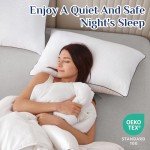 JOLLYVOGUE Pillows Queen Size Set of 4 for Sleeping, Soft and Supportive Bed Pillow with Down Alternative Filling for Side and Back Sleepers, Hotel Collection, 30x20 Inches