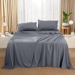 Utopia Bedding Queen Bed Sheets Set - 4 Piece Bedding - Brushed Microfiber - Shrinkage and Fade Resistant - Easy Care (Queen, Grey)