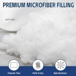 Luxury Hotel Pillows for Sleeping 4 Pack,Bed Pillows Standard Size Set of 4,Down Alternative Filling,Pillows for Back,Stomach or Side Sleepers