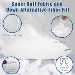 Luxury Hotel Pillows for Sleeping 4 Pack,Bed Pillows Standard Size Set of 4,Down Alternative Filling,Pillows for Back,Stomach or Side Sleepers