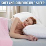 Luxury Hotel Pillows for Sleeping 4 Pack,Bed Pillows Standard Size Set of 4,Down Alternative Filling,Pillows for Back,Stomach or Side Sleepers