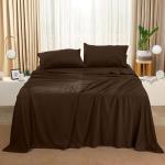 Utopia Bedding King Bed Sheets Set - 4 Piece Bedding - Brushed Microfiber - Shrinkage and Fade Resistant - Easy Care (King, Brown)