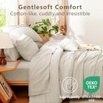 CozyLux Queen Comforter Set Beige, 7 Pieces Soft Prewashed Pinch Pleat Bed in a Bag Queen Comforter Set with Sheets, Boho Bed Set with Down Alternative Comforter, Sheets, Pillowcases & Shams