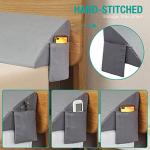 Vekkia King Wedge Pillow Headboard/Bed Wedge Pillow for Headboard/Bed Gap Filler/Headboard Pillow,Pillow Wedge for Headboard Gap(0-6"),Stop Loosing Your Pillows,Phone(Gray 76"x10"x6")