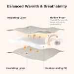 Bedsure Queen Comforter - Comforters Queen Size for All Season, Ultra-Soft Down Alternative & Prewashed Duvet Insert with 4 Tabs - Machine Washable, Linen, 88x88 Inches