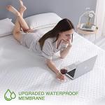 King Size Waterproof Mattress Protector Fitted Mattress Pad Cover with Deep Pocket Up to 18''