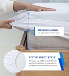Twin Mattress Protector Waterproof Mattress Topper Cover Super Noiseless Soft & Breathable for Kids Bed Cover,Terry Twin Mattress Pad for Kids Pets Adults Fitted Bed Sheets Twin 39"x75"