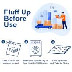 MEELUS Lightweight Comforter Cooling White, All Season Duvet Insert Breathable Queen Size Summer Bedding, Soft Microfiber Cool Down Alternative Quilt with Corner Tabs, 88x88 inch