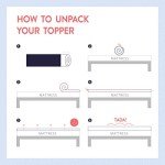 Best Price Mattress 3 Inch Egg Crate Memory Foam Mattress Topper with Soothing Lavender Infusion, CertiPUR-US Certified, Twin