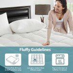 CYMULA Queen Mattress Topper for Back Pain - Extra Thick Cooling Mattress Pad Cover for Queen Size Bed - Soft Mattress Protector Pillow Top with 8-21 Inch Deep Pocket 3D Snow Down Alternative Fill