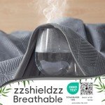 Waterproof King Size Mattress Protector Breathable Bed Cover 3D Air Fabric Mattress Pad Smooth Soft Noiseless Mattress Cover Fitted Style with Stretchable Pockets Machine Washable (Gray)