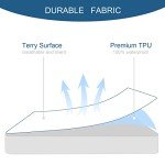 Queen Mattress Protector Waterproof Cover Absorbent Fitted Sheet up - 18'' Deep Pocket Mattress Cover Queen Size Bed Sheets, Terry Machine Wash Protection Mattress Protector Queen