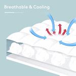 SameBed Mattress Topper King,Extra Thick Mattress Pad Cover for Back Pain,Cooling Mattress Protector with 8-21 Inch Deep Pocket,Overfilled Down Alternative Filling